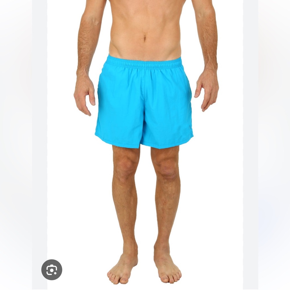 UZZI NEON BLUE SWIM TRUNKS